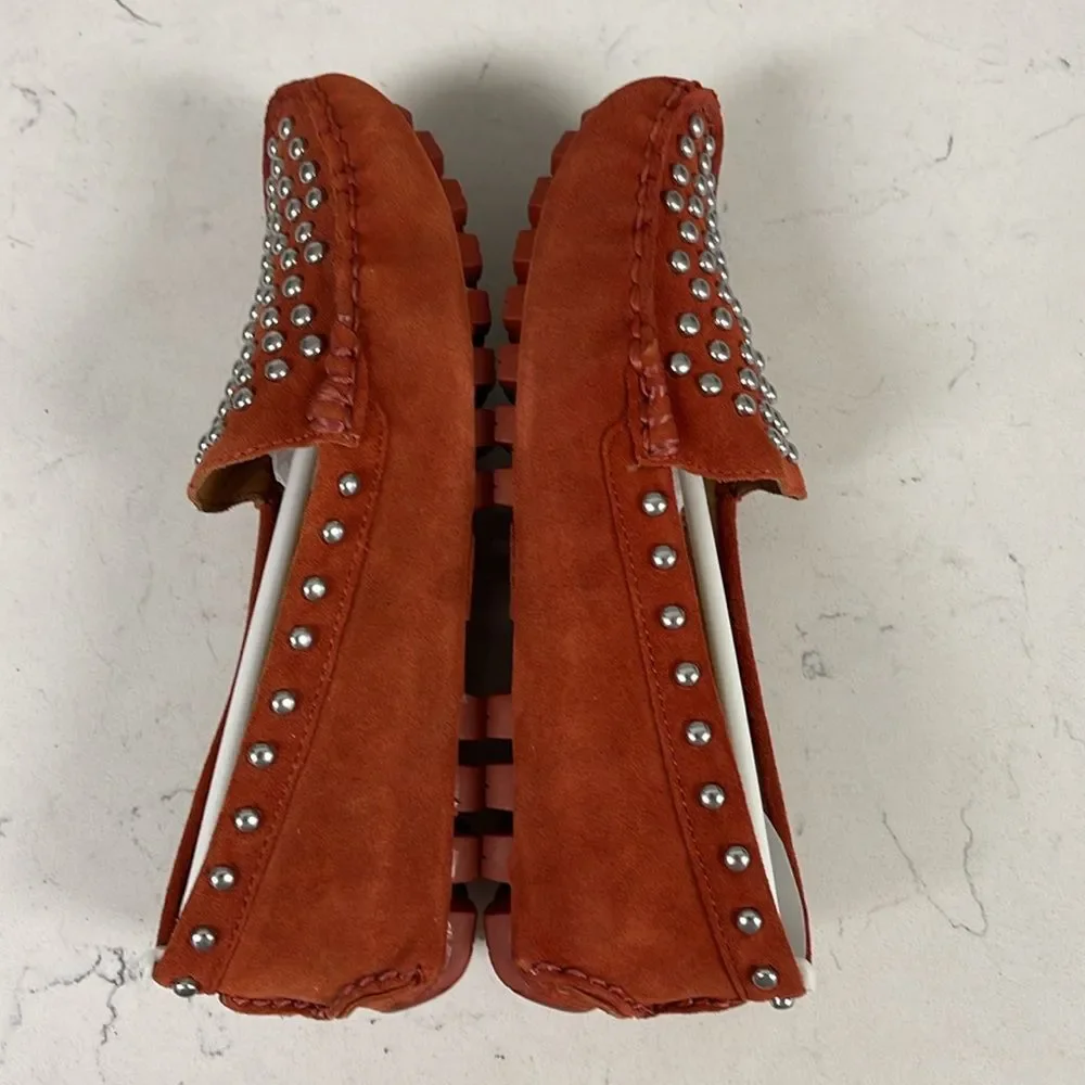 Coach Arlene Moccasin Women’s Size 5, Terracotta / Rust / Orange Color